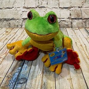 Webkinz Tree Frog Plush Stuffed Animal Toy With Sealed Code NWT